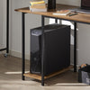 SoBuy FWT93-F Bureau Informatique Bureau Rotatif 360°, Bureau d'angle, Bureau Assis Debout