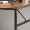 SoBuy FWT93-F Bureau Informatique Bureau Rotatif 360°, Bureau d'angle, Bureau Assis Debout