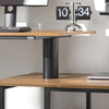 SoBuy FWT93-F Bureau Informatique Bureau Rotatif 360°, Bureau d'angle, Bureau Assis Debout