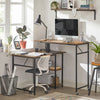 SoBuy FWT93-F Bureau Informatique Bureau Rotatif 360°, Bureau d'angle, Bureau Assis Debout