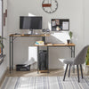 SoBuy FWT93-F Bureau Informatique Bureau Rotatif 360°, Bureau d'angle, Bureau Assis Debout