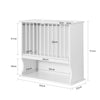 SoBuy KCR04-W Porte-Assiettes Murale d'assiettes Mural, avec 1 étagère | Prévente