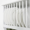 SoBuy KCR04-W Porte-Assiettes Murale d'assiettes Mural, avec 1 étagère | Prévente