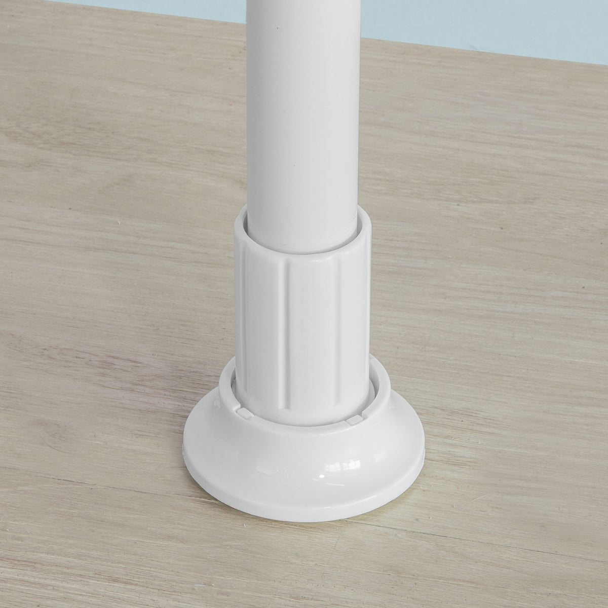 SoBuy KLS02-W Garde-Robe Penderie Télescopique 2 Barres Portant de Vêtement