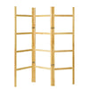 SoBuy KLS06-N Porte-serviettes sur Pied Portemanteau Pliant Paravent Séparateur Pièce Cloison 3 panneaux en pin massif