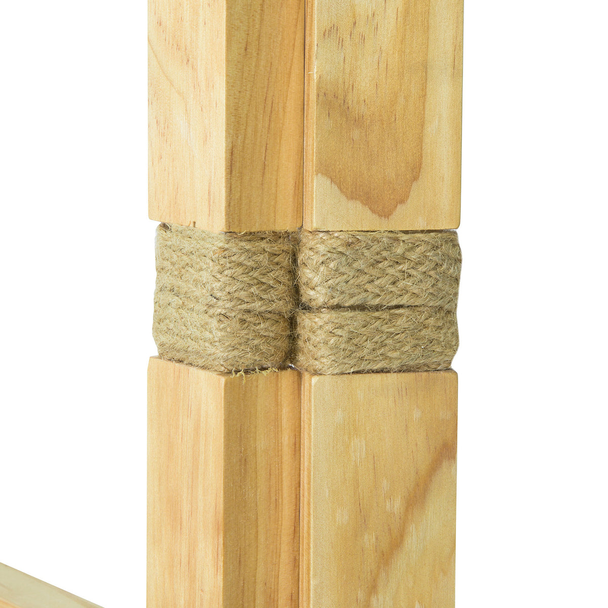SoBuy KLS06-N Porte-serviettes sur Pied Portemanteau Pliant Paravent Séparateur Pièce Cloison 3 panneaux en pin massif