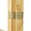 SoBuy KLS06-N Porte-serviettes sur Pied Portemanteau Pliant Paravent Séparateur Pièce Cloison 3 panneaux en pin massif