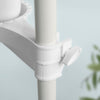 SoBuy KLS09-W Suport Telescopic Ghivece de Flori din Metal, Etajeră Suport Plante