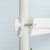 SoBuy KLS09-W Suport Telescopic Ghivece de Flori din Metal, Etajeră Suport Plante