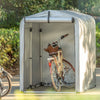 SoBuy Cortina pentru biciclete impermeabile Protecția UV UV Cortina de garaj pentru bicicletă perdea de grădină multifuncțională în culoare argintiu, 120x176x163 cm, KLS11