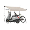 SoBuy KLS13 Adăpost pentru biciclete, Garaj pentru biciclete, Corturi pentru biciclete în aer liber, Adăpost pentru unelte, Garaj pliabil pentru biciclete, Adăpost de grădină, Acoperiș multifuncțional