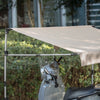 SoBuy KLS13 Adăpost pentru biciclete, Garaj pentru biciclete, Corturi pentru biciclete în aer liber, Adăpost pentru unelte, Garaj pliabil pentru biciclete, Adăpost de grădină, Acoperiș multifuncțional