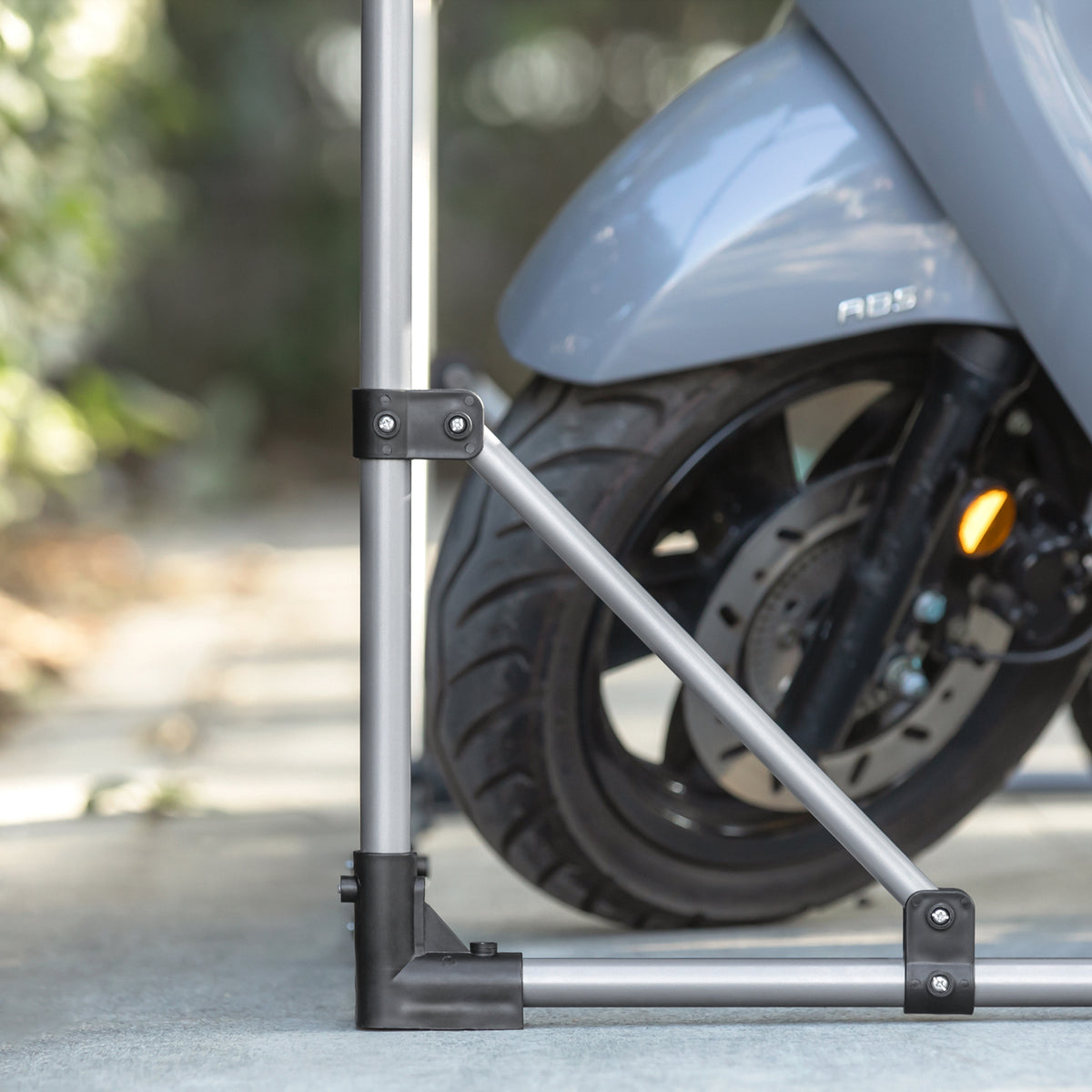 SoBuy KLS13 Abri de Vélo Bike Shelter Garage pour Vélo Tentes de Vélo Extérieur Abri à Outils, Garage à Vélos Pliable, Abri de Jardin, Toit Polyvalent
