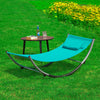SoBuy KMB04-B Lit Hamac Chaise Longue Enfant En Métal et Toile Textile