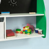 SoBuy KMB09-GR Raft de cărți pentru copii, bibliotecă, raft de perete