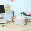 SoBuy KMB14-W Scaun Taburet pentru Copii Design Pouf pentru Copii Scaun șezlong pentru Copii
