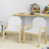SoBuy KMB24-Wx2 Lot de 2 Chaise Enfant Design Tabouret pour Enfant avec Accoudoirs et Dossier - Hauteur d'Assise Réglable