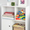 SoBuy KMB25-W Bibliotecă Dulap de Depozitare Cărți și Jucării Raft de Depozitare