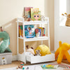 SoBuy KMB31-W Etajeră de depozitare jucării pentru copii, Cutie de jucării, Bibliotecă, Raft pentru cărți, Suport reviste cu