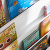 SoBuy KMB32-W Bibliotecă pentru Copii, Organizator Jucării Copii, Bibliotecă Cărți cu 4 Niveluri, Raft Cărți, Mobilier de Depozitare pentru Camera Copiilor, Birou, Living, Alb, 80x30x88 cm