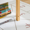 SoBuy KMB35-W Bibliotecă pentru Copii, Raft pentru Cărți, Raft de Depozitare pentru Cărți și Jucării, Mobilier de Depozitare, Organizator Multifuncțional de Jucării și Cărți cu 2 Polițe, L85xP42xH45 cm