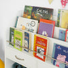 SoBuy KMB39-W Bibliotecă pentru Copii, Raft pentru Cărți, Raft de Depozitare pentru Cărți și Jucării cu 2 Sertare