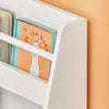 SoBuy KMB45-W Bibliotecă Montessori pentru copii, Etajeră pentru cărți pentru băieți, fete, cameră copii, Etajere cu 3 înălțimi