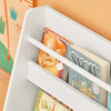 SoBuy KMB45-W Bibliotecă Montessori pentru copii, Etajeră pentru cărți pentru băieți, fete, cameră copii, Etajere cu 3 înălțimi