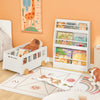 SoBuy KMB45-W Bibliotecă Montessori pentru copii, Etajeră pentru cărți pentru băieți, fete, cameră copii, Etajere cu 3 înălțimi
