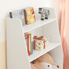 SoBuy KMB47-W Bibliotecă Raft pentru cărți Raft de depozitare pentru cărți și jucării copii, Suport reviste cu 3 rafturi, 60x25x80 cm
