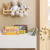 SoBuy Rafturi pentru bibliotecă pentru copii pentru rafturi pentru jucării pentru mobilier pentru copii pentru dormitoare 66x32x80cm KMB51-W