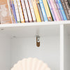 SoBuy Raft pentru bibliotecă pentru copii cu 8 compartimente deschise raft pentru jucărie alb 106x30 x104cm KMB55-W