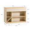 SoBuy KNL04-MI îlot Central, Placard, Buffet, Armoire de Cuisine avec 1 Plan de Travail