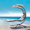 SoBuy OGS16 Bain de soleil Hamac transat suspendu Lit suspendu Fauteuil Balancelle