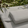 SoBuy OGS38-HG Chaise Longue Transat de Jardin Bascule avec Appui-tête