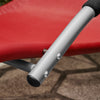 SoBuy OGS38-R Chaise Longue Transat de Jardin Bascule avec Appui-tête