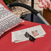 SoBuy OGS38-R Chaise Longue Transat de Jardin Bascule avec Appui-tête