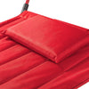 SoBuy Cot de grădină cu roți Rocking Atoptomă de punte Scaun Single Pat Max Max. 200 Kg L97*P207 CM RED OGS44-R