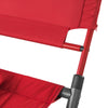 SoBuy Cot de grădină cu roți Rocking Atoptomă de punte Scaun Single Pat Max Max. 200 Kg L97*P207 CM RED OGS44-R