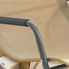 SoBuy OGS47-KA Fauteuil à Bascule Adulte, Chaise Longue, Transat Relaxation Ergonomique avec Pochette Latérale
