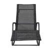 SoBuy Fotociul balansoar de grădină cu scaun balansoar extern cu buzunar lateral adus până la 150 kg OGS47-MS gri închis