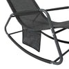 SoBuy Fotociul balansoar de grădină cu scaun balansoar extern cu buzunar lateral adus până la 150 kg OGS47-MS gri închis