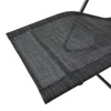 SoBuy Fotociul balansoar de grădină cu scaun balansoar extern cu buzunar lateral adus până la 150 kg OGS47-MS gri închis