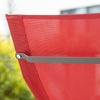SoBuy OGS47-R Fotoliu balansoar pentru adulți, Șezlong, Balansoar ergonomic de relaxare cu buzunar lateral