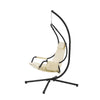 SoBuy OGS54-MI Fauteuil Suspendu de Jardin et Patio Balancelle Hamac avec Support sur Pied Coussin