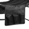 SoBuy OGS56-SCH Fauteuil à Bascule Confortable avec Coussin Rembourré avec Appui-tête et 2 Poches