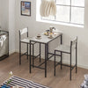 SoBuy Masă cu scaune pentru bucătărie table cu scaune pentru taburete de masă în stil vintage 87 cm ogth03-hg