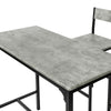 SoBuy Set de 5 bucăți de masă cu 4 scaune înalte, set de mobilier cu balcon, OGT14-HG