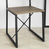SoBuy OGT19-N Set 1 Masă + 2 Scaune Masă de dining Masă de bucătărie Set masă de balcon + 2 scaune cu spătar Mobilier de grădină