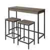 SoBuy Masă de bucătărie cu 2 peninsula de bucătărie L121*P46*A97 CM OGT30-N